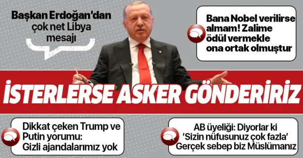 Son dakika: Başkan Erdoğan’dan Her İnsan Bir Dünya programında önemli açıklamalar