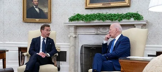 Kristersson kritik zirve öncesi Biden ile görüştü