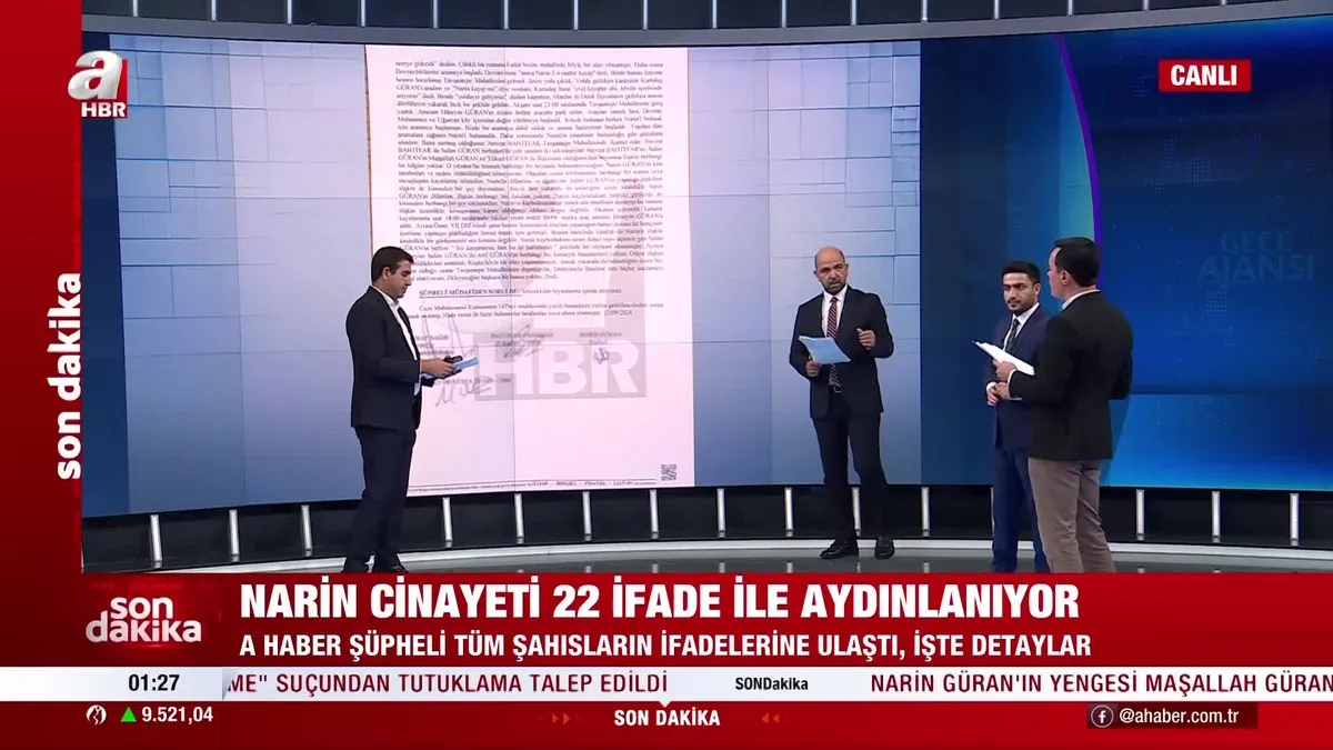 Narin Cinayeti: Hala Azize Kaya'nın ifadesi!