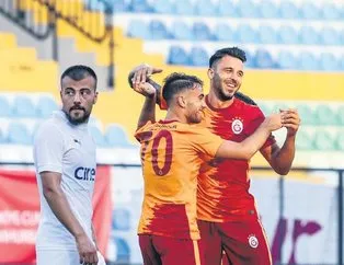 Galatasaray’dan 4 gollü prova