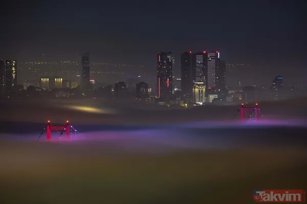 SON DAKİKA: İstanbul sis durumu! Megakent sis altında kayboldu - 22