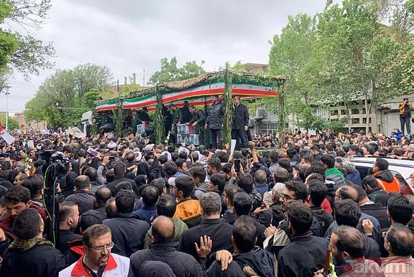 İran'da yas var: Kare kare İbrahim Reisi'nin cenaze töreni - 16