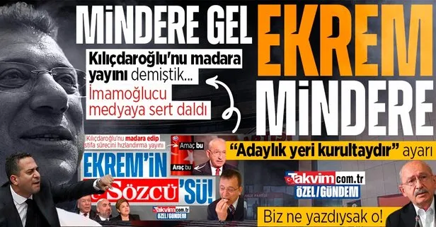 Kılıçdaroğlu’nu madara yayını demiştik... CHP’li Ali Mahir Başarır ’Ekremci’ medyaya sert daldı! İmamoğlu’na ’kurultay’ ayarı