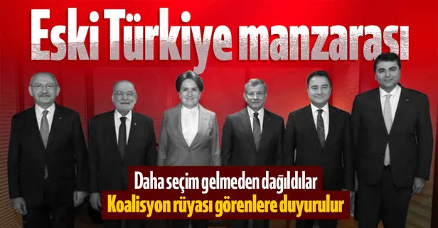 6 benzemezin kavgası daha yeni başlıyor: Koalisyon hayali kuranların hali