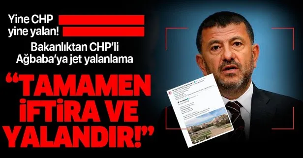 İçişleri Bakanlığı’ndan CHP’li Veli Ağbaba’ya yalanlama! Sorumsuz bir iftiradır