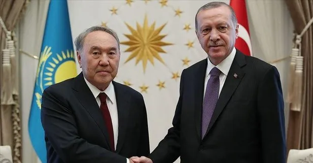 Başkan Erdoğan, Nazarbayev ile görüştü