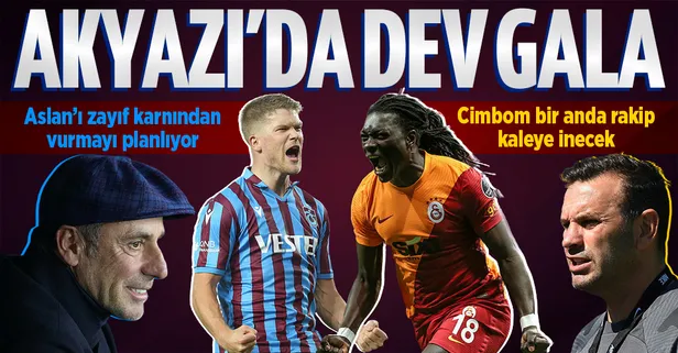 Akyazı’da dev gala! Sezonun ilk büyük maçında Trabzonspor ile Galatasaray karşı karşıya gelecek
