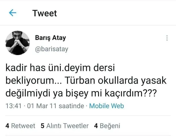 Boğaziçi provokasyonunda başörtülü sevdalısı kesilen Barış Atay ve Melda Onur'un geçmiş paylaşımları maskelerini düşürdü!-3