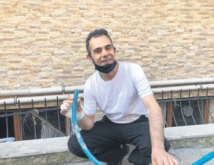 O elin sahibi konuştu: Tsunamiyi gördüm