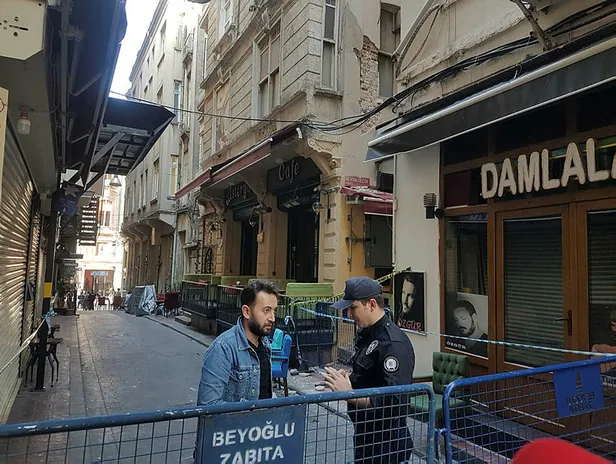 Son dakika: Beyoğlu'nda panik anları! Bina boşaltıldı-1