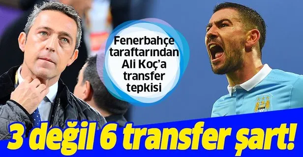 Fenerbahçe taraftarından ’2-3 oyuncu alacağız’ diyen Ali Koç’a tepki: 3 değil 6 transfer şart