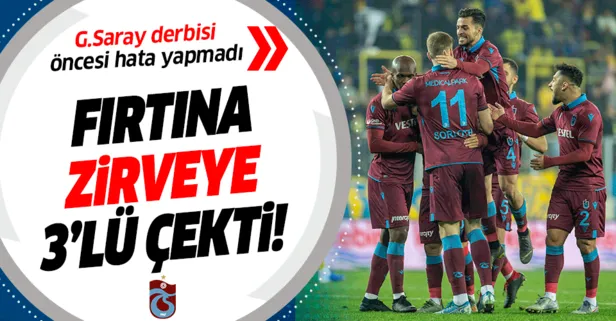 Trabzonspor, Ankara’da 3 farklı kazanarak maç fazlasıyla lider oldu