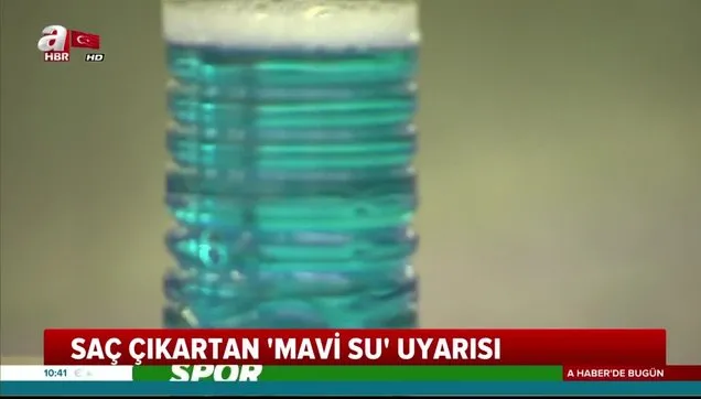 mavi su nedir ve sac cikartiyor mu saglik bakanligi ndan kellige care olan sac cikartan mavi su uyarisi video