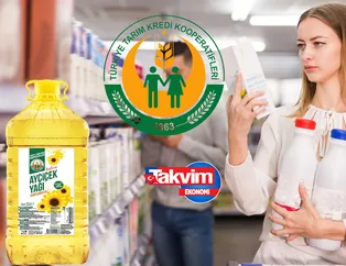 🙆🏻‍♀️Tarım Kredi'den Ramazan'da mutfaklara şenlik indirim! 🌻5 LT Ayçiçek yağı 129 lirayla satışta! Fiyatlar devrildi: Zeytin 27 TL, Kaşar 29 TL, Beyaz Peynir 28 TL...