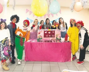 Çocukları sevindirdiler