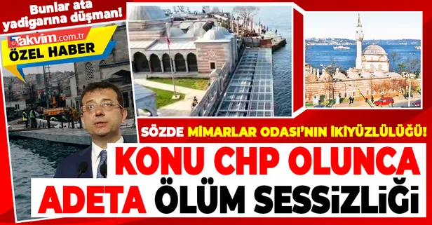 Konu CHP olunca Mimarlar Odası ölüm sessizliğine büründü: Şemsi Paşa Camii'ndeki kültür cinayetine göz yumdular
