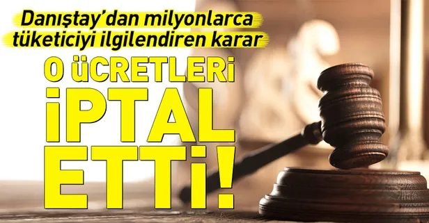 Hesap işletim ücretlerine Danıştay dur dedi