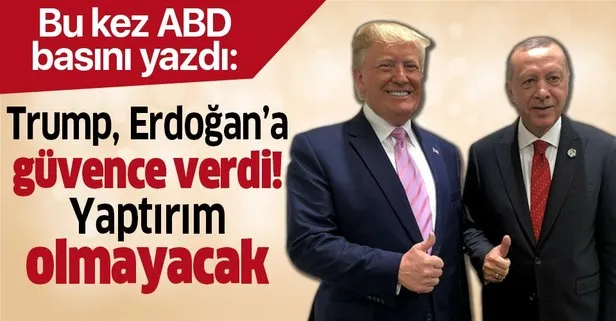 Amerikan WSJ: Trump, Başkan Erdoğan’a yaptırım uygulanmayacağına dair güvence verdi