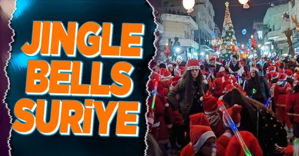 Suriye’de Noel coşkusu! Sabaha kadar sokaklarda eğlendiler