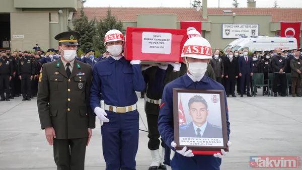 SON DAKİKA: Konya'da Türk Yıldızları'nın eğitim uçuşu sırasında şehit olan Hava Pilot Yüzbaşı Burak Gençcelep memleketi Trabzon'a uğurlandı - 14