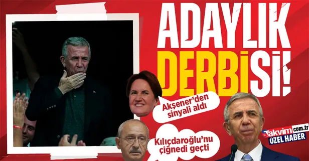 Akşener'den sinyali aldı, Kılıçdaroğlu'nu hiçe saydı! Mansur Yavaş derbide manidar bir şekilde boy gösterdi