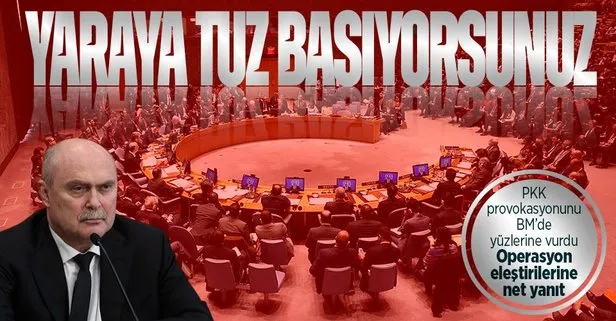 BM’de terör örgütü PKK’ya yapılan operasyonları eleştirenlere tepki: Terör örgütünün ismini demokratik diye değiştirmek demokrasiye hakarettir