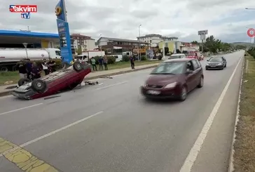 Tokat'ta trafik kazası: 2 kişi yaralandı!