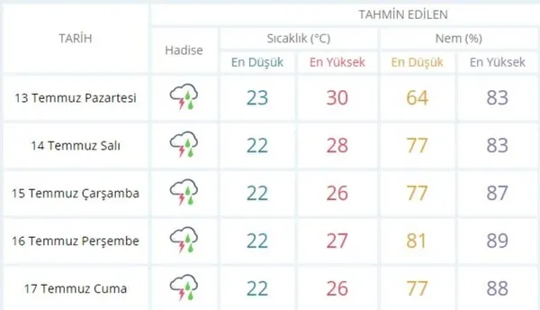 HAVA DURUMU | Meteoroloji'den 4 ile yağış uyarısı!-4