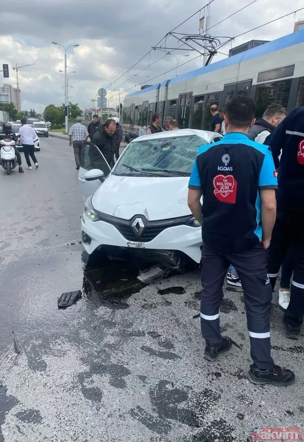 Tramvay yolunda kaza: Facianın eşiğinden dönüldü! - 8