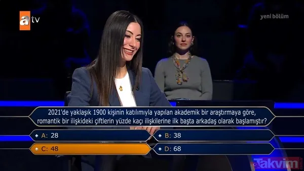 Kim Milyoner Olmak İster'de Kenan İmirzalıoğlu sordu: Mesleği 'Kaşmerlik' olan biri nerede çalışır? - 41