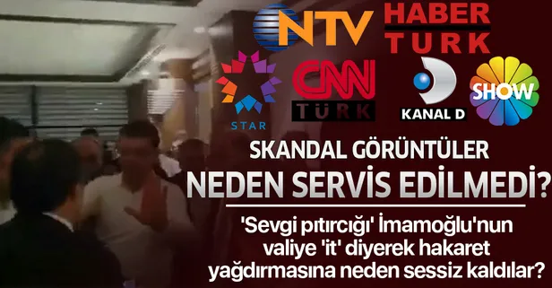 Medya neden İmamoğlu'nun Vali Seddar Yavuz'a hakaret yağdırdığı o skandal görüntüleri yayınlamadı? Nerede objektif habercilik?