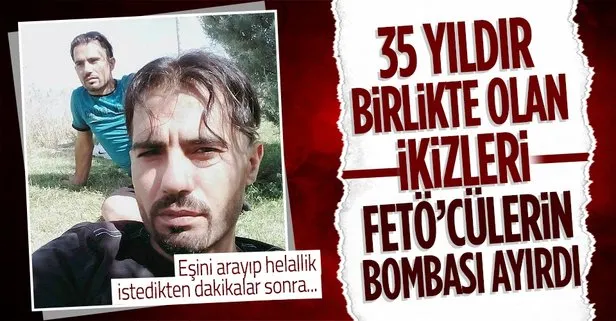 15 Temmuz gecesi tek yumurta ikizlerini FETÖ’cü hainlerin bombası ayırdı! Eşini aradı helallik istedi dakikalar sonra şehit oldu