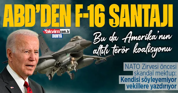 6 ABD'li vekilden skandal mektup: "Türkiye'ye F-16 vermeyin"