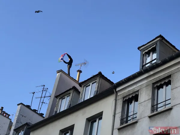 Paris yangın yeri! Fransa'daki 'emeklilik' reformu gösterilerinde gençler de sahnede: Macron'a tepki büyük - 38