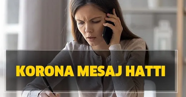 korona mesaj hatti korona danisma