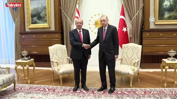 Başkan Erdoğan Ersin Tatar görüşmesi!