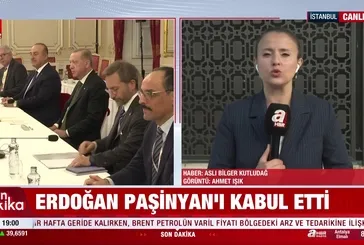 Erdoğan Paşinyan'ı kabul etti!