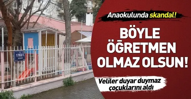 İzmir’de anaokulunda skandal! Öğretmen yaramazlık yapan öğrencileri karanlık odaya kapatmış