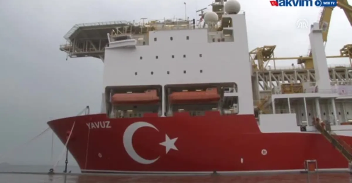 Sondaj gemisi Yavuz göreve başladı (Video)