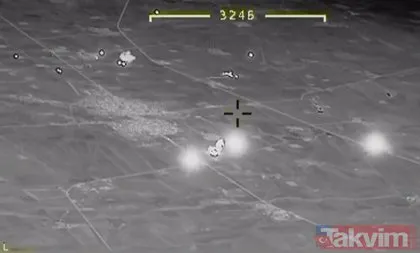 MSB görüntüleri paylaştı: PKK/YPG’li teröristlere ait hedefler dün gece kahraman pilotlarımız tarafından işte böyle imha edildi