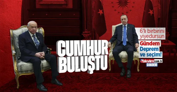 Son dakika: Başkan Erdoğan MHP Genel Başkanı Devlet Bahçeli ile görüştü