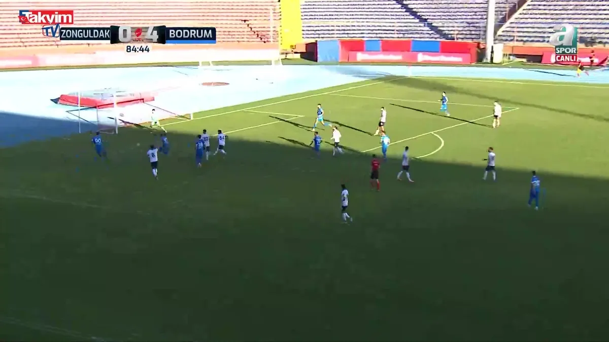 Zonguldak 0 - 5 Bodrum FK | Gol: İsmail Tarım