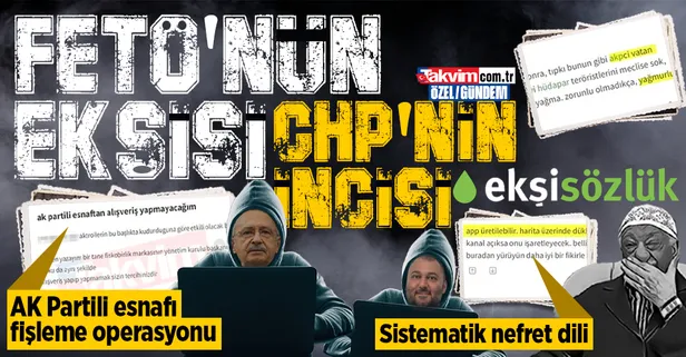 FETÖ'nün 'Ekşi'sinden 28 Mayıs sonrası fişleme operasyonu! AK Partili esnaf hedefte: Başkan Erdoğan'a oy verenlere 'vatan haini' damgası