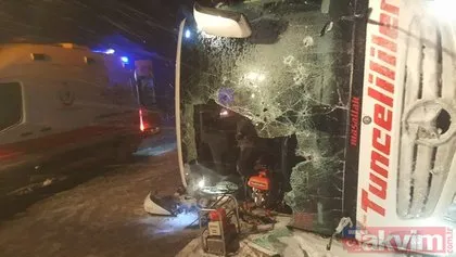 Ankara ve Kırşehir’de yolcu otobüsleri devrildi! Ölü ve yaralılar var