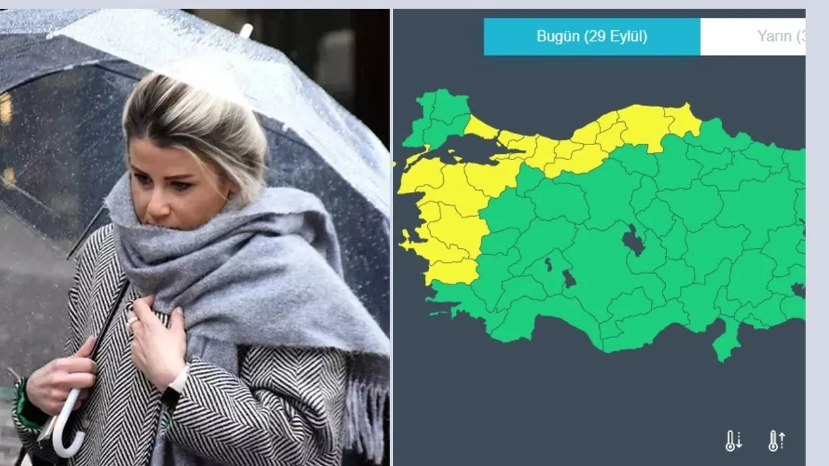 SON DAKİKA: Şiddetli yağmur fırtınası geliyor! Meteoroloji 17 ile sarı kod verdi, İstanbul’da şakır şakır yağmur o saatlerde zirve yapacak