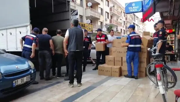 Düzce'de bin 500 şişe kaçak içki ele geçirdi