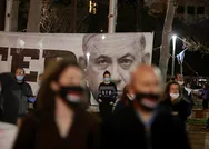 İsrailde Netanyahu nefreti! Kara Bayraklar sokağa indi!