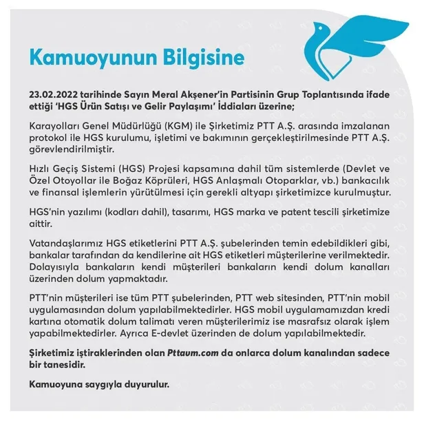pttden-meral-aksenere-hgs-yaniti-masrafsiz-islem-yapilabilmektedir-1645635882296.jpeg PTT'den Meral Akşener'e 'HGS' yanıtı: Masrafsız işlem yapılabilmektedir-3