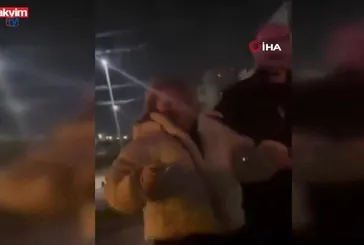 Başakşehir’de kadın sürücü araca saldırdı