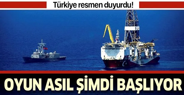 Türkiye Doğu Akdeniz kararını resmen duyurdu!